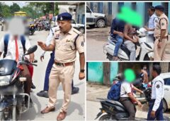 रायगढ़ ट्रैफिक पुलिस का बड़ा अभियान, 16 नाबालिग वाहन चालकों और उनके अभिभावकों पर कार्रवाई, दोबारा वाहन न देने की चेतावनी
