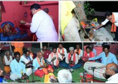हाथों में मंजीरा, जुबां पर माता के जसगीत… उप मुख्यमंत्री विजय शर्मा का दिखा अनोखा भक्तिमय अंदाज! देर रात ग्रामीणों के बीच भजन-कीर्तन में ऐसे रमे कि पूरा माहौल गूंज उठा माता के जयकारों से, आखिर कहां दिखा यह खास नजारा?